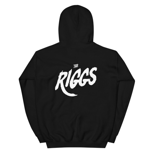 The Riggs - White Logo Hoodie